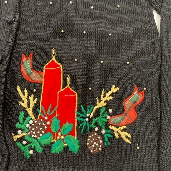 Vintage Studio Collection Knit Christmas Sweater - Picture 2 of 3